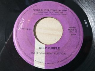 Deep Purple ‎Might Just Take Your Life VENEZUELA 7 