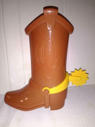 Toy Story 4:woody Boot Promo Bucket For Popcorn Movie Cinepolis Mexican 2019