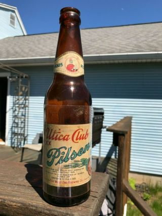 1934 Utica Club Xx Pilsener Beer U - Permit,  Irtp 12 Oz Bottle - - Utica,  Ny