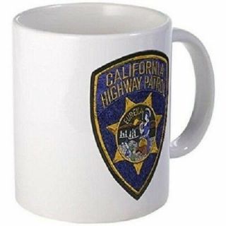 11oz Mug California Highway Patrol Patch - Printed Ceramic Coffee Tea Cup Gift