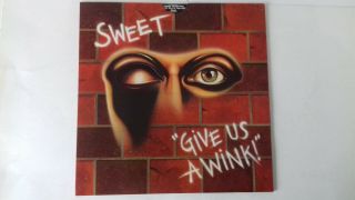 Sweet Give Us A Wink Vinyl Album Gimmix Cover