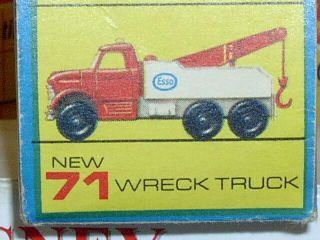 Matchbox Lesney 71c Ford Heavy Wreck Truck model Type F Empty Box 5