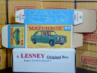 Matchbox Lesney 64b M.  G.  1100 Type F Empty Box Only 3