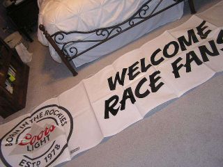 Large Coors Light Welcome Race Fans Banner 9 