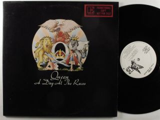 Queen A Day At The Races Elektra Lp Nm Wlp Gatefold