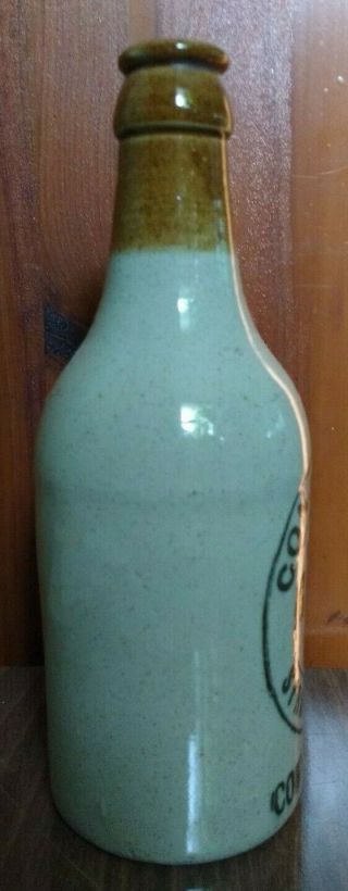Con.  Murphy Ginger Beer TwoTone Stoneware Jug Antique Pottery Bottle Syracuse NY 4