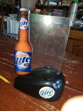 Table Top Advertising Miller Lite Motorcycle Rare Wild Promotion