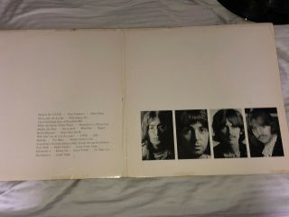 THE BEATLES White Album 1968 1st Pressing (0877087) W/ poster & 4 Photo Set 5