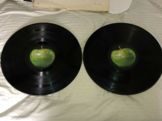 THE BEATLES White Album 1968 1st Pressing (0877087) W/ poster & 4 Photo Set 6