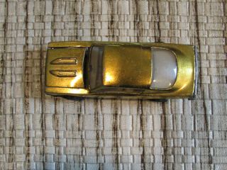 Hot Wheels Redline 1967,  Custom Barracuda,  USA,  gold,  white interior,  hood opens 5