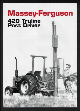Massey Ferguson 420 Truline Post Driver Specifications Brochure