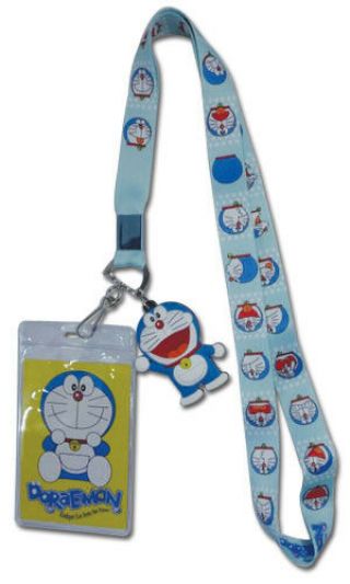 Doraemon - Moods Lanyard & Id Holder By Ge Animation 37648 Keychain Charm