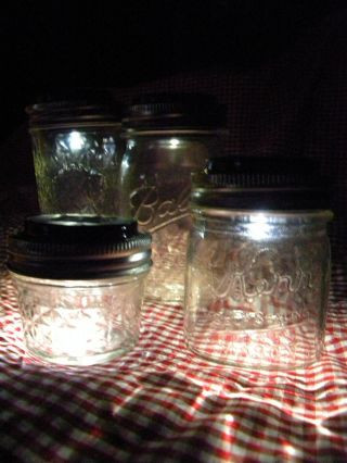 SOLAR LED LIDS,  SOLAR LIGHTS FOR WIDE MOUTH MASON JARS With STAR 5