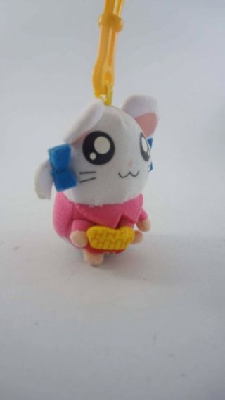 Hamtaro Bijou Ribbon Chan Keychain Plush Toy Doll Mcdonald 