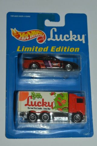 1995 Hot Wheels Toyota Mr2 Rally Lucky Market Combo Limited Edition 1:64 Classic
