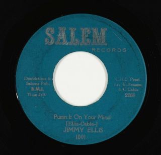 Northern Soul 45 - Jimmy Ellis - Puttin It On Your Mind - Salem - Mp3