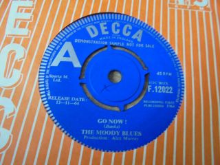 The Moody Blues - Go Now 1964 Uk 45 Decca Demo