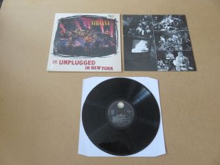 Nirvana Mtv Unplugged In York Geffen 1994 1st Pressing Vinyl Lp Gef24727