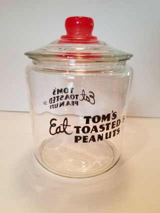 Vintage Toms Peanut Jar - Eat Tom 