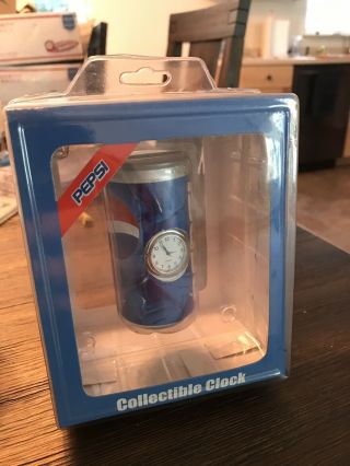 Pepsi Collectable Mini Can Clock