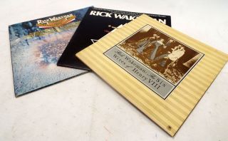 3 X Rick Wakeman (yes) Vinyl Lps Inc 