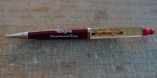 Vintage 1950s Floaty Rupa Sandalwood Soap Mech Pencil
