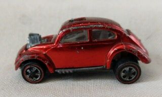 Hot Wheels Redline Custom Volkswagen Red Spectraflame W/ White Int Orig Cond