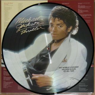 Michael Jackson Thriller 25th Anniversary Picture Disc Vinyl Lp 2018