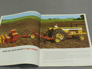 vintage Minneapolis Moline G1000 Tractor Sales Brochure 1965 16pgs 3