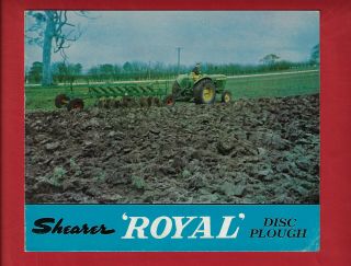John Shearer Royal Disc Plough 4 Page Brochure
