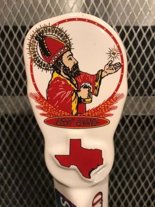 SAINT ARNOLD Texas ' Oldest CRAFT BREWERY SUMMER PILS Ceramic Beer Tap Handle 2