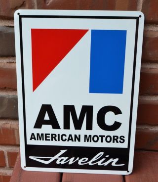 Amc Javelin American Motors Racing Amx Sign Service Mechanic Garage Ad 10day