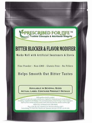 Bitter Blocker - Non - Gmo & Natural Flavor Taste Modifier - Product Of Usa,  4 Oz