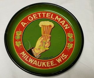 A Gettelman Milwaukee Beer Tray,  Milwaukee,  Wis.