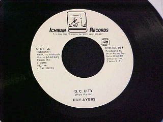 Roy Ayers D.  C.  City / And Then We Were One Modern Soul/rare Groove Dj 45 Hear