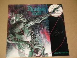 Paradise Lost ‎ " Lost Paradise " With Autographed By The Band On The Cover