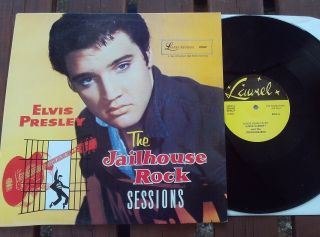 Elvis Presley Jailhouse Rock Sessions Rare Lp On Laurel Example