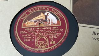 Jack Hylton And His Orchestra Songs Of The Officers Mess Hmv C1888
