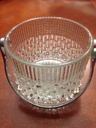 Vintage Teleflora Cut Glass Small Ice Bucket France