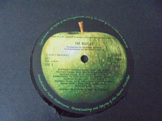 The Beatles - The White Album 1968 UK DOUBLE LP APPLE STEREO 1st FACTORY SAMPLE 8