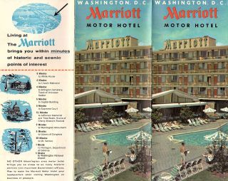 Marriott Motor Hotel Washington Dc 1950 