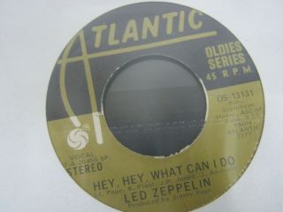 Vinyl Record 7” Led Zeppelin Hey Hey What Can I Do (13) 35