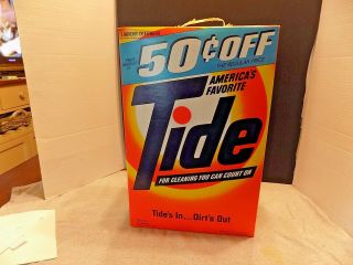 Vintage Tide Detergent 10 Pound Box 1980 
