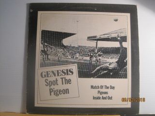 Genesis Match Of The Day/pigeons/inside And Out Vinyl Blue Vinyl 12 " Freeukpost