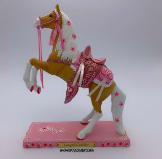Cowgirl Cadillac Horse Figurine The Trail Of Painted Ponies By Enesco 4020476