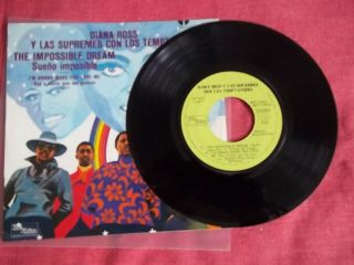 Diana Ross Y Las Supremes - - Mexican E.  P.  - - - Mot - 10655 - - The Impossible Dream