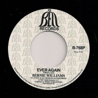 Northern Soul - Bernie Williams Ever Again / John Edwards The Look On Your Face