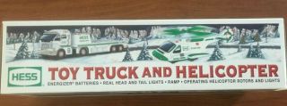 2006 Hess Toy Truck And Helicopter,  Nib (last One)