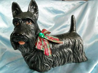 Large 12 " Scottish Terrier Dog Statue Figurine
