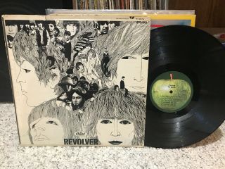 The Beatles Og 1971 Lp Revolver Apple 2576 Stereo John Lennon Paul Mccartney Vg -